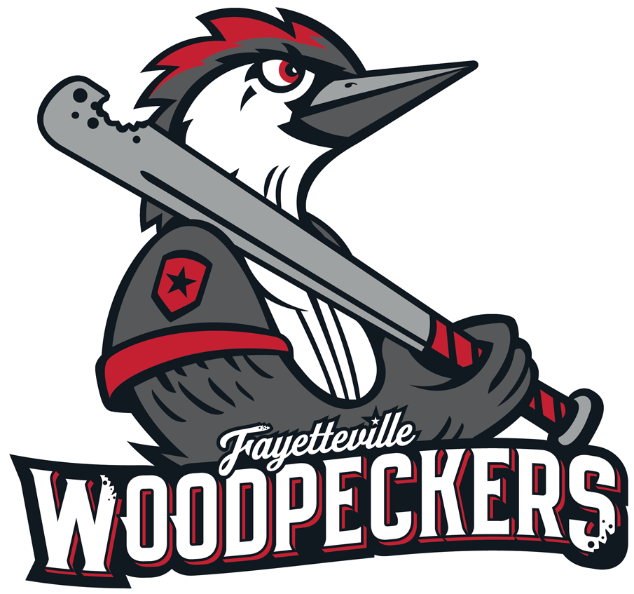 Fayetteville Woodpeckers 2019-Pres Primary Logo iron on paper